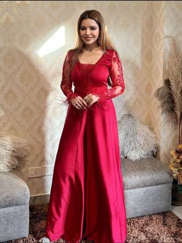Hand embroidered jumpsuit