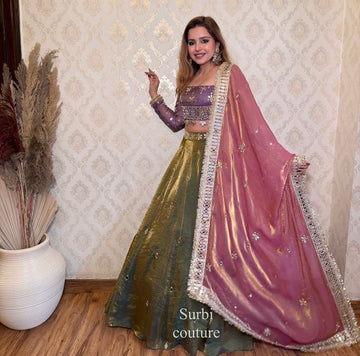 Mirror Work Lehenga