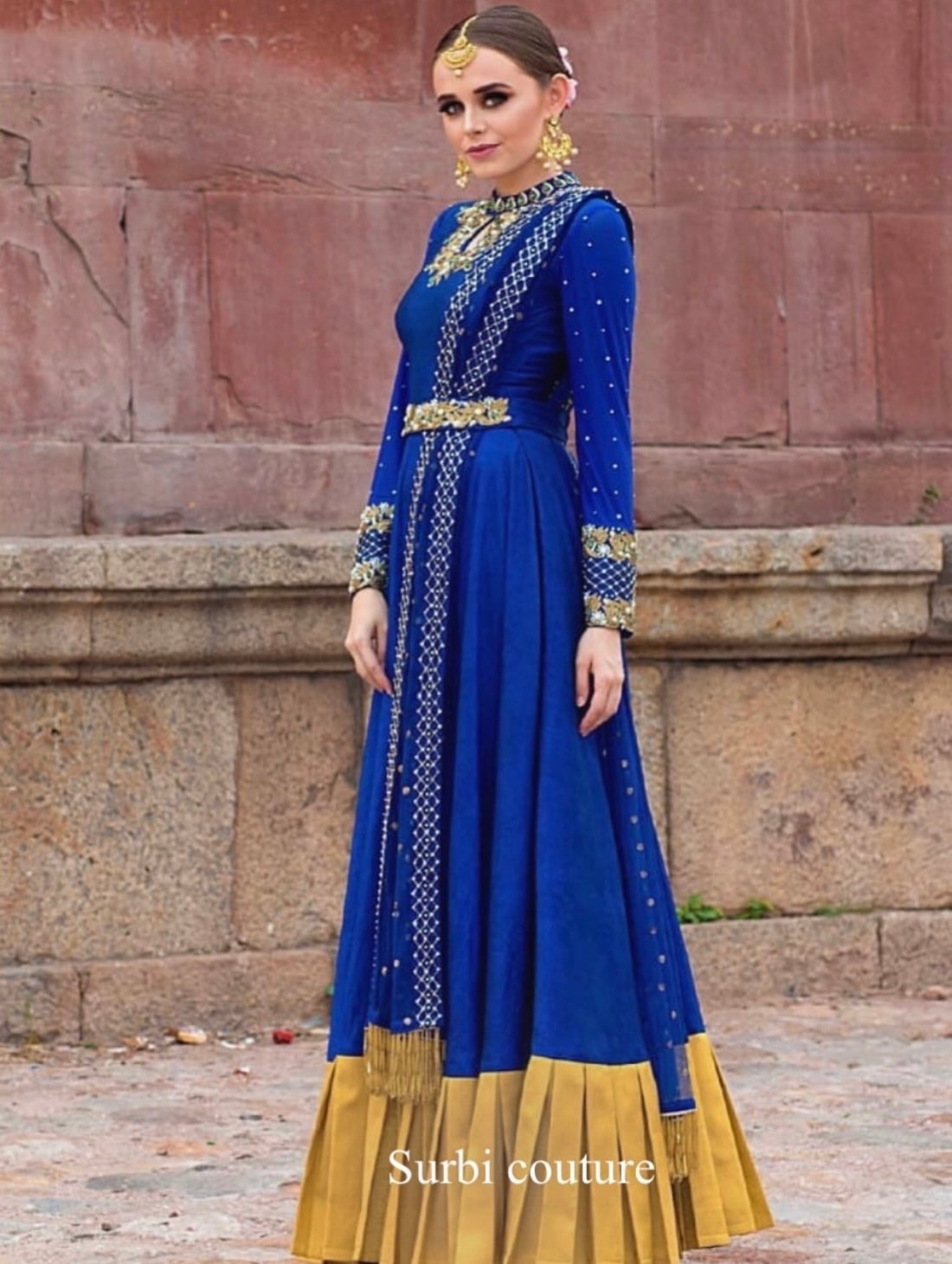 Hand Embroidered Anarkali