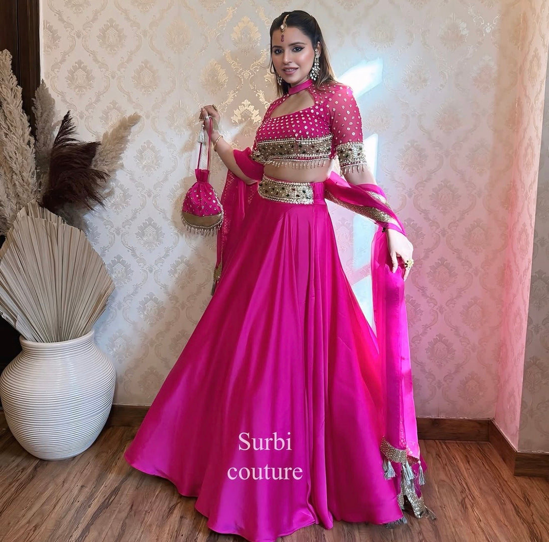 Hand Embroidered Lehenga