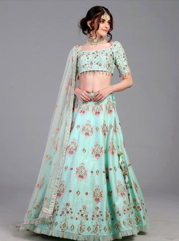 Hand Embroidered Lehenga