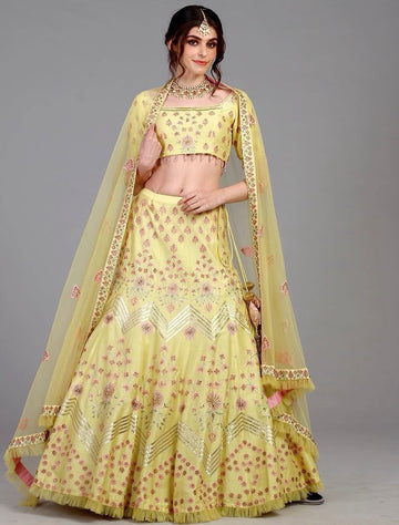 Hand Embroidered Lehenga